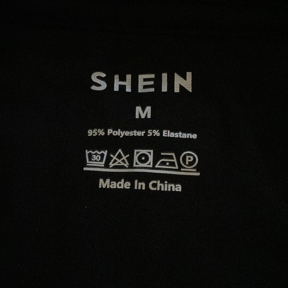 Shein NWOT Black Anxiety Tee Women Size M - Picture 4 of 4